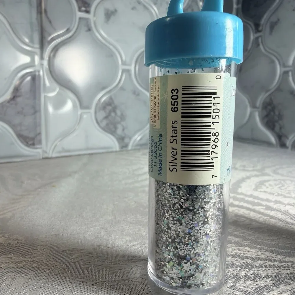 Vintage Fairy Dust ~ 2007 Silver Glitter With Stars, Rare Find!